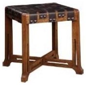 Stickley Oak Mission Classics Stool Williams Kay Vanity
